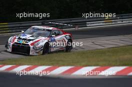 #30 Nissan GT Academy Team RJN Nissan GT-R Nismo GT3: Michael Krumm, Tetsuya Tanaka, Kazuki Hoshino, Katsumasa Chiyo  20.06.2014. ADAC Zurich 24 Hours, Nurburgring, Germany