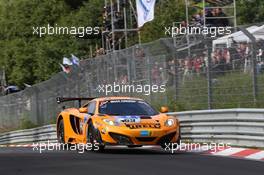 #69 Dörr Motorsport McLaren MP4-12C: Tim Mullen, Arno Klasen  20.06.2014. ADAC Zurich 24 Hours, Nurburgring, Germany