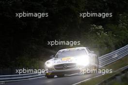 Michael Zehe, Christian Hohenadel, Nico Bastian, Maro Engel #22 Rowe Racing Mercedes-Benz SLS AMG GT3 19.06.2014. ADAC Zurich 24 Hours, Nurburgring, Germany