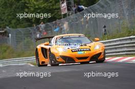 #66 Dörr Motorsport McLaren MP4-12C: Kevin Estre, Rudi Adams  20.06.2014. ADAC Zurich 24 Hours, Nurburgring, Germany