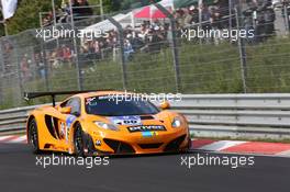 #66 Dörr Motorsport McLaren MP4-12C: Kevin Estre, Rudi Adams  20.06.2014. ADAC Zurich 24 Hours, Nurburgring, Germany