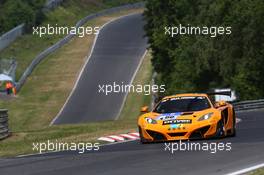 #66 Dörr Motorsport McLaren MP4-12C: Kevin Estre, Rudi Adams  20.06.2014. ADAC Zurich 24 Hours, Nurburgring, Germany