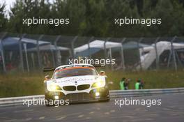 #19 Schubert Motorsport BMW Z4 GT3: Dirk Werner, Dirk Müller, Lucas Luhr, Alexander Sims  20.06.2014. ADAC Zurich 24 Hours, Nurburgring, Germany