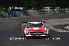 #1 Black Falcon Mercedes-Benz SLS AMG GT3: Lance David Arnold, Jeroen Bleekemolen, Andreas Simonsen, Christian Menzel  20.06.2014. ADAC Zurich 24 Hours, Nurburgring, Germany