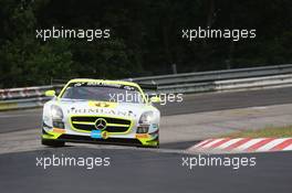 #15 HTP Motorsport Mercedes-Benz SLS AMG GT3: Harold Primat, Maximilian Götz  20.06.2014. ADAC Zurich 24 Hours, Nurburgring, Germany