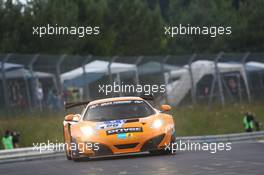 #66 Dörr Motorsport McLaren MP4-12C: Kevin Estre, Rudi Adams  20.06.2014. ADAC Zurich 24 Hours, Nurburgring, Germany