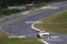 #19 Schubert Motorsport BMW Z4 GT3: Dirk Werner, Dirk Müller, Lucas Luhr, Alexander Sims  20.06.2014. ADAC Zurich 24 Hours, Nurburgring, Germany