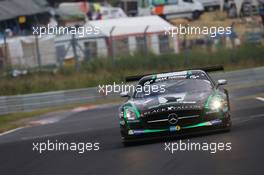 #14 Black Falcon Mercedes-Benz SLS AMG GT3: Abdulaziz Al Faisal, Hubert Haupt, Adam Christodoulou  20.06.2014. ADAC Zurich 24 Hours, Nurburgring, Germany