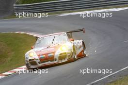 Klaus Abbelen, Sabine Schmitz, Patrick Huisman, Patrick Pilet #6 Frikadelli Racing Team Porsche 997 GT3 R 19.06.2014. ADAC Zurich 24 Hours, Nurburgring, Germany