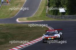 #4 Phoenix Racing Audi R8 LMS ultra: Christopher Haase, Christian Mamerow, René Rast, Markus Winkelhock  20.06.2014. ADAC Zurich 24 Hours, Nurburgring, Germany