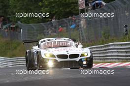 #20 Schubert Motorsport BMW Z4 GT3: Jens Klingmann, Dominik Baumann, Claudia Hürtgen, Martin Tomcyk  20.06.2014. ADAC Zurich 24 Hours, Nurburgring, Germany