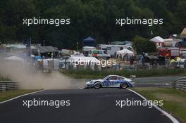 #59 Porsche 997 GT3 Cup: Willie Moore, Bill Cameron, Peter Bonk  20.06.2014. ADAC Zurich 24 Hours, Nurburgring, Germany