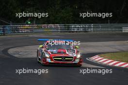 #31 Car Collection Motorsport Mercedes-Benz SLS AMG GT3: Peter Schmidt, Christian Bracke, Heinz Schmersal, Horst Felbermayr Jr.  20.06.2014. ADAC Zurich 24 Hours, Nurburgring, Germany