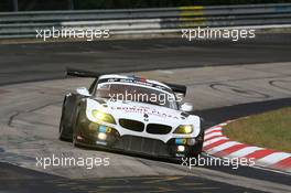 #20 Schubert Motorsport BMW Z4 GT3: Jens Klingmann, Dominik Baumann, Claudia Hürtgen, Martin Tomcyk  20.06.2014. ADAC Zurich 24 Hours, Nurburgring, Germany