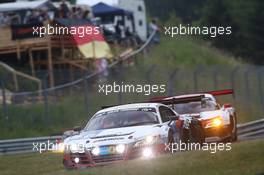 #9 Abt Racing Audi R8 LMS ultra: Peter Terting, Marco Seefried, Dominik Schwager  20.06.2014. ADAC Zurich 24 Hours, Nurburgring, Germany