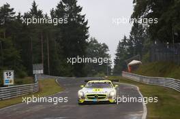 #15 HTP Motorsport Mercedes-Benz SLS AMG GT3: Harold Primat, Maximilian Götz  20.06.2014. ADAC Zurich 24 Hours, Nurburgring, Germany