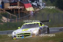 #15 HTP Motorsport Mercedes-Benz SLS AMG GT3: Harold Primat, Maximilian Götz  20.06.2014. ADAC Zurich 24 Hours, Nurburgring, Germany