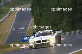 #20 Schubert Motorsport BMW Z4 GT3: Jens Klingmann, Dominik Baumann, Claudia Hürtgen, Martin Tomcyk  21.06.2014. ADAC Zurich 24 Hours, Nurburgring, Germany