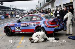 Marcus Schurig (GER), Alex Hofmann (GER), Jethro Bovingdon (GBR), Alexander Mies (GER) #235 BMW Motorsport BMW M235i Racing 21.06.2014. ADAC Zurich 24 Hours, Warmup, Nurburgring, Germany