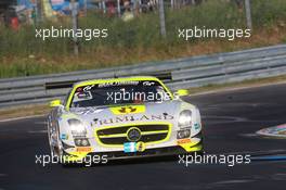 #15 HTP Motorsport Mercedes-Benz SLS AMG GT3: Harold Primat, Maximilian Götz  21.06.2014. ADAC Zurich 24 Hours, Nurburgring, Germany