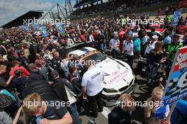 #19 Schubert Motorsport BMW Z4 GT3: Dirk Werner, Dirk Müller, Lucas Luhr, Alexander Sims  21.06.2014. ADAC Zurich 24 Hours, Nurburgring, Germany