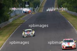 #26 Marc VDS Racing BMW Z4 GT3: Bas Leinders, Markus Palttala, Nick Catsburg, Dirk Adorf  21.06.2014. ADAC Zurich 24 Hours, Nurburgring, Germany