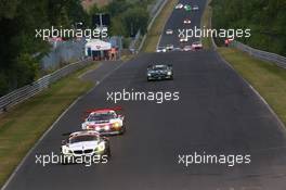 #19 Schubert Motorsport BMW Z4 GT3: Dirk Werner, Dirk Müller, Lucas Luhr, Alexander Sims  21.06.2014. ADAC Zurich 24 Hours, Nurburgring, Germany