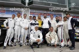 Teamphoto Marcus Schurig (GER), Alex Hofmann (GER), Jethro Bovingdon (GBR), Alexander Mies (GER) #235 BMW Motorsport BMW M235i Racing 21.06.2014. ADAC Zurich 24 Hours, Nurburgring, Germany