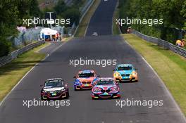 #235 BMW Motorsport BMW M235i Racing: Marcus Schurig, Alex Hofmann, Jethro Bovingdon, Alexander Mies  21.06.2014. ADAC Zurich 24 Hours, Nurburgring, Germany