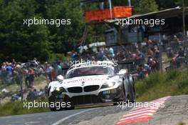 #20 Schubert Motorsport BMW Z4 GT3: Jens Klingmann, Dominik Baumann, Claudia Hürtgen, Martin Tomcyk  22.06.2014. ADAC Zurich 24 Hours, Nurburgring, Germany