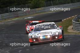 #10 Abt Racing Audi R8 LMS ultra: Christopher Mies, Christer Jöns, Nicki Thiim  22.06.2014. ADAC Zurich 24 Hours, Nurburgring, Germany