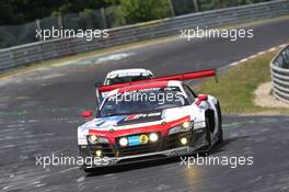 #4 Phoenix Racing Audi R8 LMS ultra: Christopher Haase, Christian Mamerow, René Rast, Markus Winkelhock  22.06.2014. ADAC Zurich 24 Hours, Nurburgring, Germany