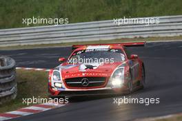 #1 Black Falcon Mercedes-Benz SLS AMG GT3: Lance David Arnold, Jeroen Bleekemolen, Andreas Simonsen, Christian Menzel  22.06.2014. ADAC Zurich 24 Hours, Nurburgring, Germany