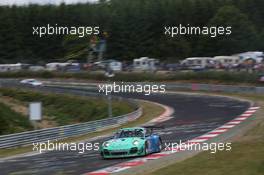 #44 Falken Motorsports Porsche 997 GT3 R: Peter Dumbreck, Wolf Henzler, Alexandre Imperatori  22.06.2014. ADAC Zurich 24 Hours, Nurburgring, Germany