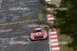 #1 Black Falcon Mercedes-Benz SLS AMG GT3: Lance David Arnold, Jeroen Bleekemolen, Andreas Simonsen, Christian Menzel  22.06.2014. ADAC Zurich 24 Hours, Nurburgring, Germany