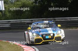 #120 LMS Engineering Audi TT RS: Daniela Schmid, Christopher Tiger, Roland Botor, Constantin Kletzer  22.06.2014. ADAC Zurich 24 Hours, Nurburgring, Germany