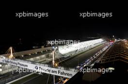 Night impression from the Nürburgring 22.06.2014. ADAC Zurich 24 Hours, Nurburgring, Race, Germany