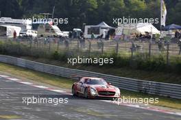 Jeroen Bleekemolen, Andreas Simonsen, Christian Menzel, Arnold, Lance David #1 Black Falcon Team Reissdorf Alkoholfrei Mercedes-Benz SLS AMG GT3 22.06.2014. ADAC Zurich 24 Hours, Nurburgring, Race, Germany