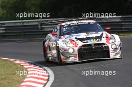 #80 Nissan GT Academy Team RJN Nissan GT-R Nismo GT3: Nick Heidfeld, Alex Buncombe, Lucas Ordonez, Florian Strauss  22.06.2014. ADAC Zurich 24 Hours, Nurburgring, Germany