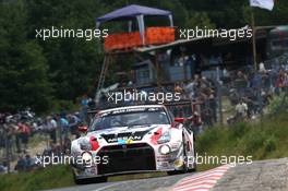 #80 Nissan GT Academy Team RJN Nissan GT-R Nismo GT3: Nick Heidfeld, Alex Buncombe, Lucas Ordonez, Florian Strauss  22.06.2014. ADAC Zurich 24 Hours, Nurburgring, Germany