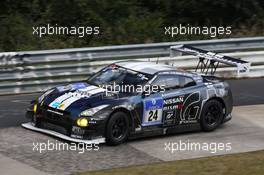 #24 Schulze Motorsport Nissan GT-R Nismo GT3: Kazunori Yamauchi, Tobias Schulze, Michael Schulze, Jordan Tresson  22.06.2014. ADAC Zurich 24 Hours, Nurburgring, Germany