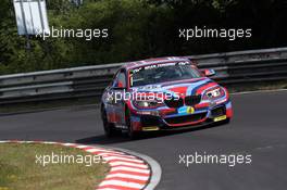 #235 BMW Motorsport BMW M235i Racing: Marcus Schurig, Alex Hofmann, Jethro Bovingdon, Alexander Mies  22.06.2014. ADAC Zurich 24 Hours, Nurburgring, Germany