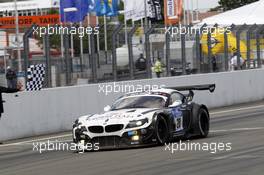 Jens Klingmann (GER), Dominik Baumann (AUT), Claudia Hürtgen (GER), Martin Tomcyk (GER) #20 Schubert Motorsport BMW Z4 GT3 22.06.2014. ADAC Zurich 24 Hours, Nurburgring, Race, Germany