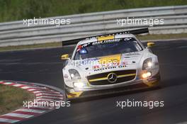 #22 Rowe Racing Mercedes-Benz SLS AMG GT3: Jan Seyffarth, Nico Bastian  22.06.2014. ADAC Zurich 24 Hours, Nurburgring, Germany