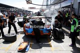 Eberhard Baunach, David Schiwietz #71 Kremer Racing Porsche 997 GT3 KR 22.06.2014. ADAC Zurich 24 Hours, Nurburgring, Race, Germany