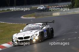 Jens Klingmann (GER), Dominik Baumann (AUT), Claudia Hürtgen (GER), Martin Tomcyk (GER) #20 Schubert Motorsport BMW Z4 GT3 22.06.2014. ADAC Zurich 24 Hours, Nurburgring, Race, Germany