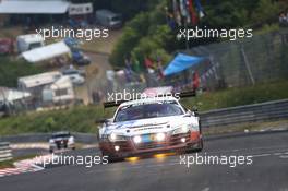 #9 Abt Racing Audi R8 LMS ultra: Peter Terting, Marco Seefried, Dominik Schwager  22.06.2014. ADAC Zurich 24 Hours, Nurburgring, Germany