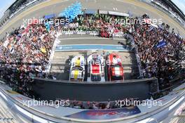 Podium #22 Rowe Racing Mercedes-Benz SLS AMG GT3: Jan Seyffarth, Nico Bastian #4 Phoenix Racing Audi R8 LMS ultra: Christopher Haase, Christian Mamerow, René Rast, Markus Winkelhock #1 Black Falcon Mercedes-Benz SLS AMG GT3: Lance David Arnold, Jeroen Bleekemolen, Andreas Simonsen, Christian Menzel  22.06.2014. ADAC Zurich 24 Hours, Nurburgring, Germany