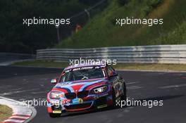 #235 BMW Motorsport BMW M235i Racing: Marcus Schurig, Alex Hofmann, Jethro Bovingdon, Alexander Mies  22.06.2014. ADAC Zurich 24 Hours, Nurburgring, Germany