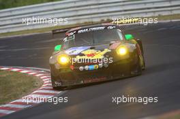 #8 Haribo Racing Porsche 997 GT3 R: Norbert Siedler, Richard Westbrook, Mike Stursberg, Hans Guido Riegel  22.06.2014. ADAC Zurich 24 Hours, Nurburgring, Germany